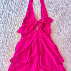 DO+BE pink tie romper